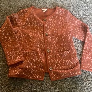 Girls 10/12 cardigan cat & Jack